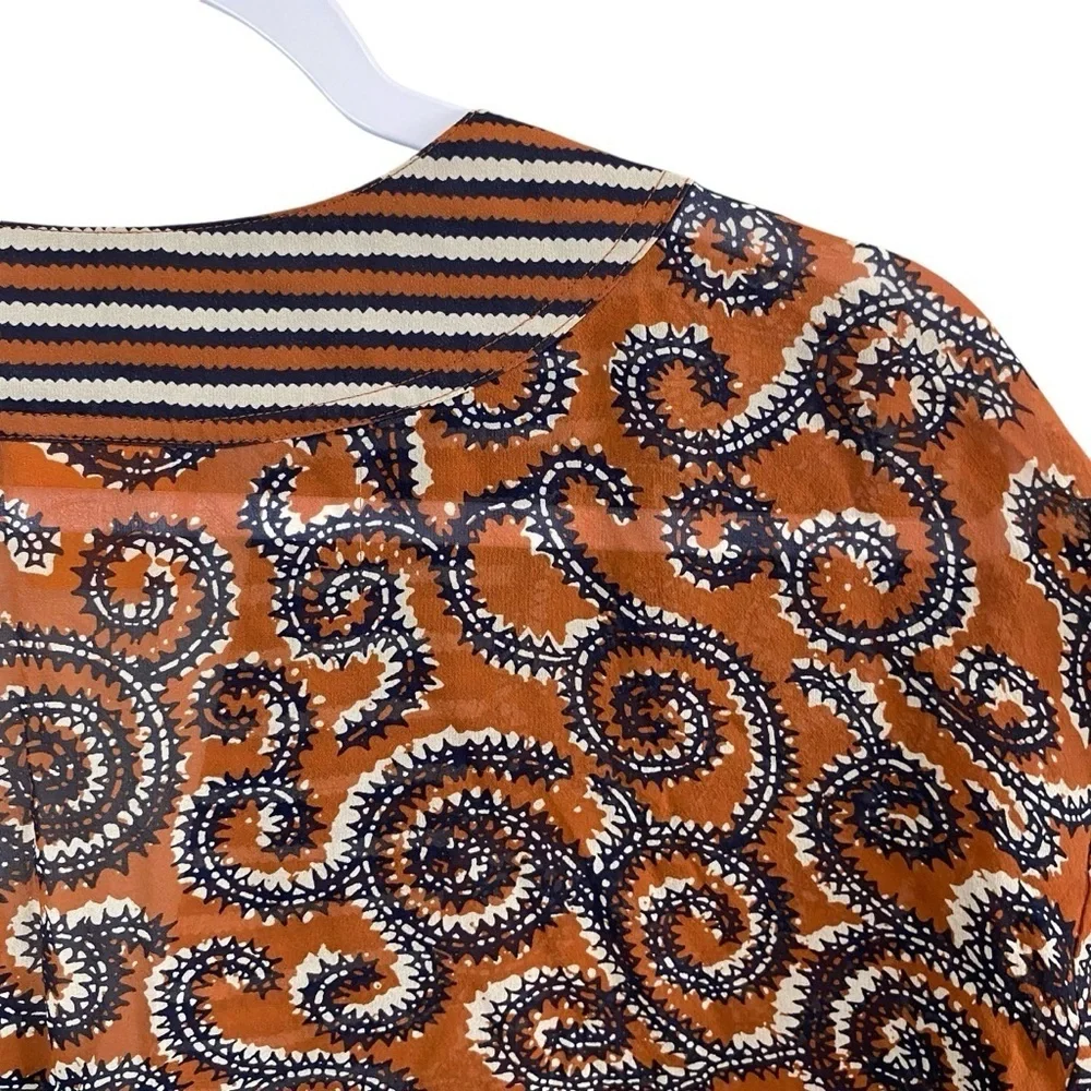 Tory Burch Sapello Paisley Silk Tunic - S China